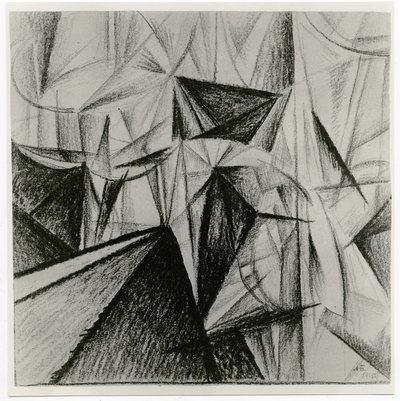 Rayonnist Composition (Rhythmic Composition), 1915 by Alexander Bogomazov